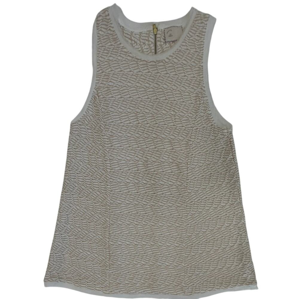 Anthropology Postmark Textured Sleeveless Top/Tank Size XS